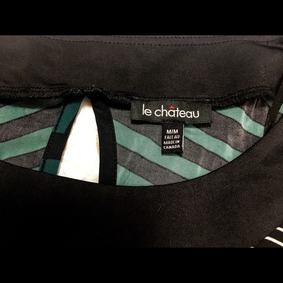 3 for $75!!! le château Art Deco style blouse, size Medium. - Picture 4 of 4